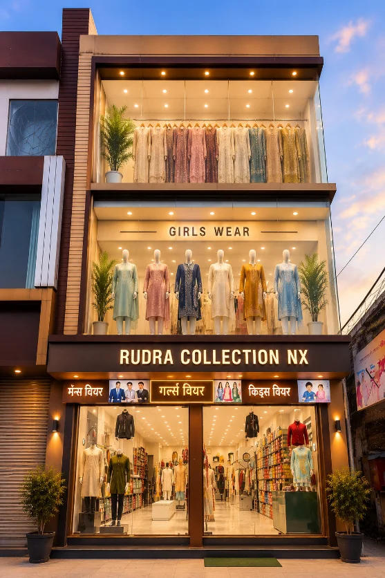 Rudra Collection NX storefront exterior view